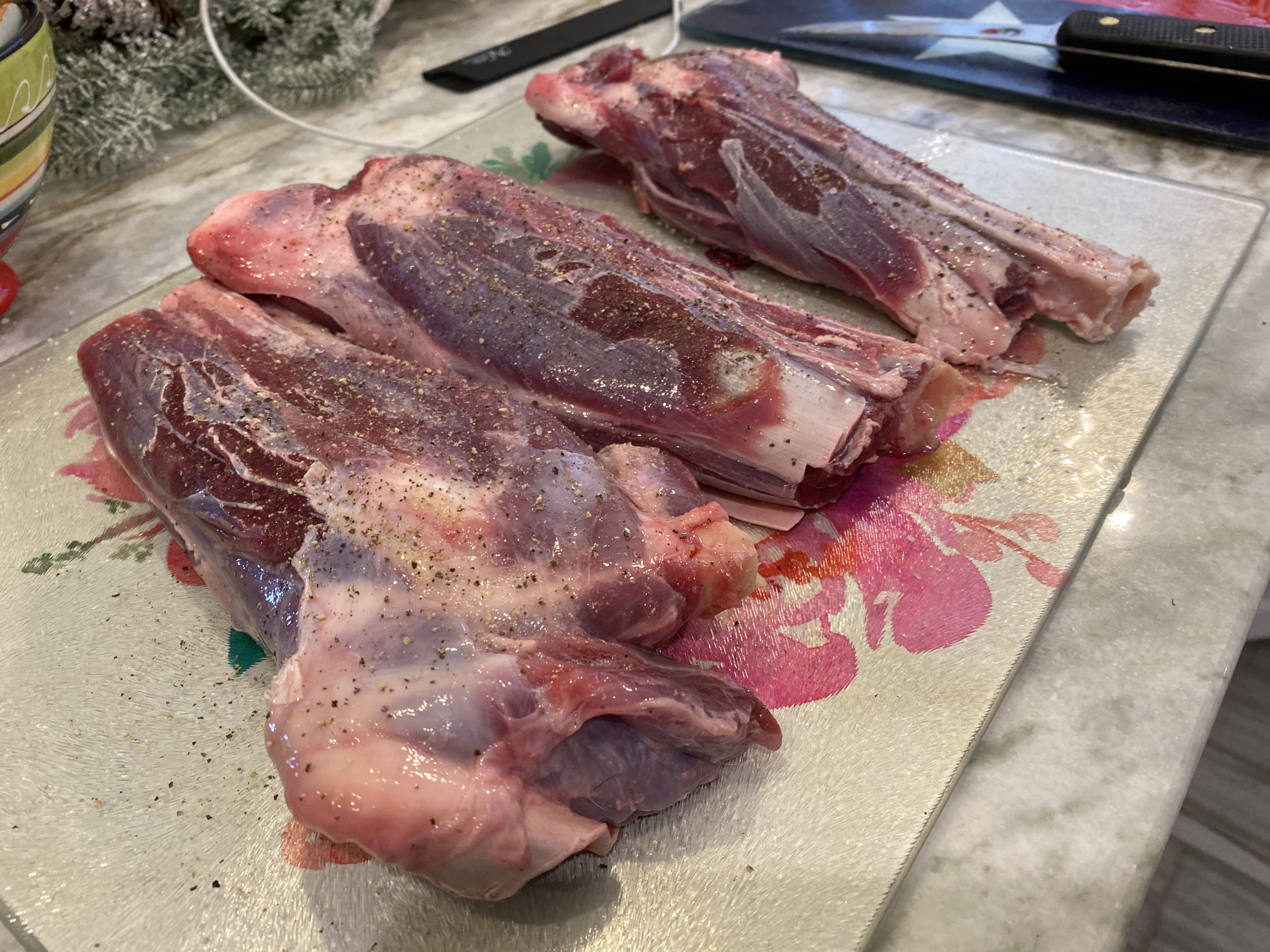 Recipe Braised Venison Shanks