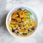 Crispy Salmon & Mango Slaw Coconut Rice Bowl Recipe